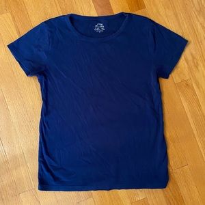 J.Crew Fine Rib Cotton Tee- Women’s Large